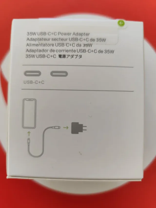 Adaptador Corriente Apple USB-C 35W