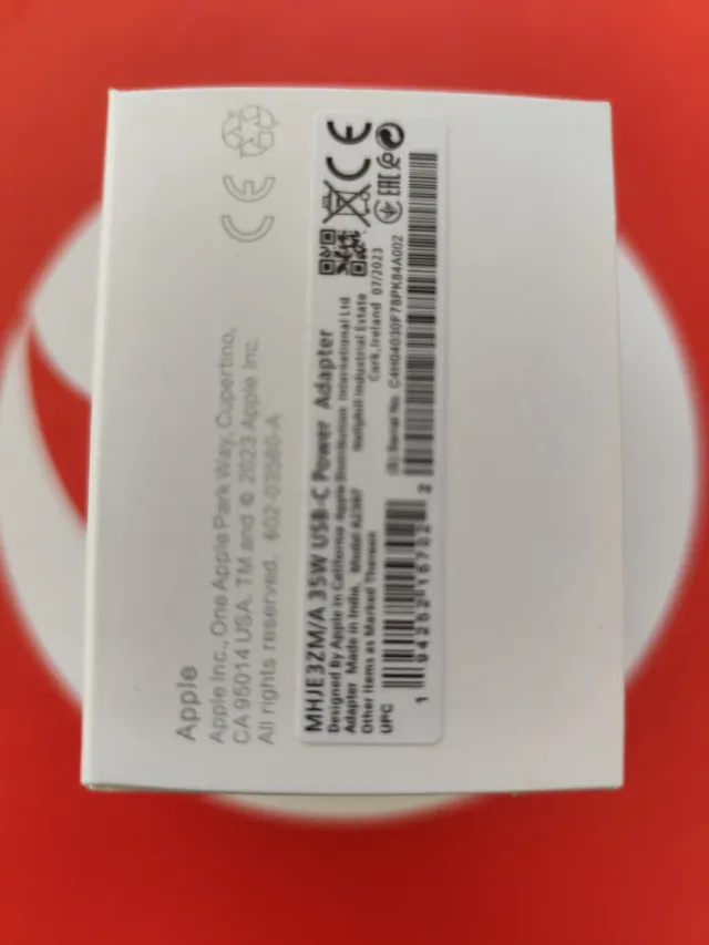 Adaptador Corriente Apple USB-C 35W