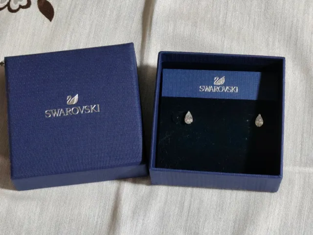 Pendientes Swarovski Plata