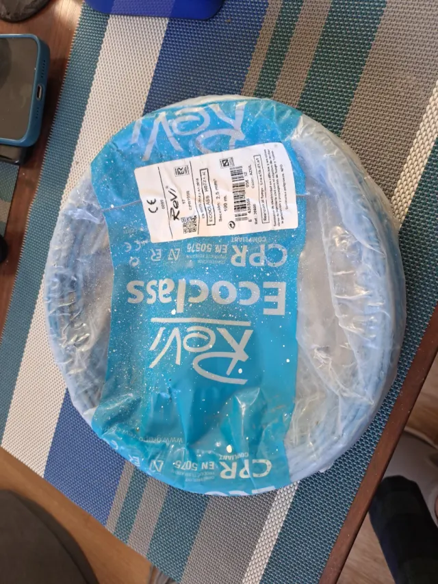 Cavo H07Z1-K 2.5mm² Blu Ecoclass CPR