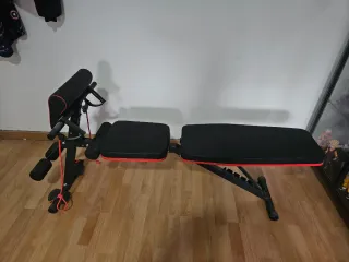 Banco de pesas para entrenar en casa