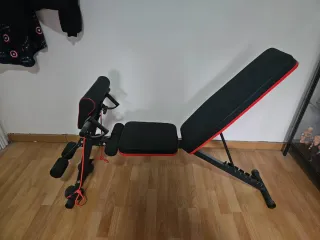 Banco de pesas para entrenar en casa