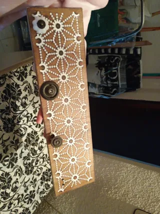 Colgante perchero decorado