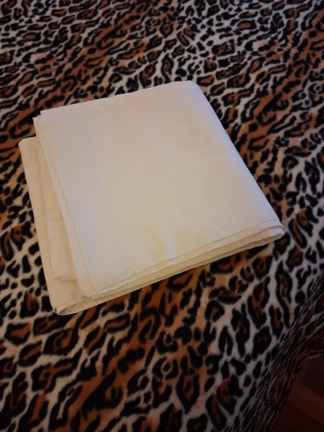 Lenzuola matrimoniali beige mistolino mai usato