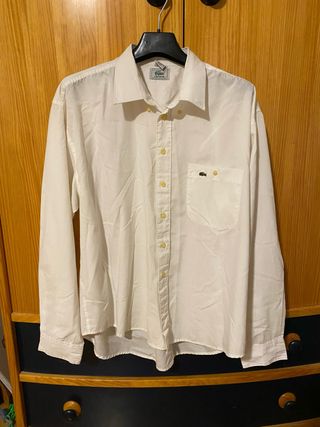 Camisa Lacoste Blanca Talla L