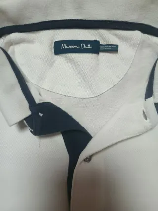 Polo Massimo Dutti Blanco