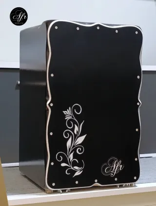 Cajón Flamenco Profesional Negro