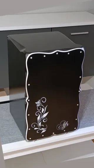 Cajón Flamenco Profesional Negro