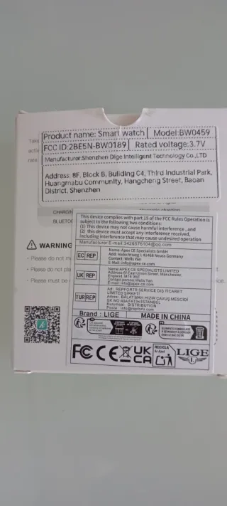 Smartwatch Rosa AMOLED BW0459C-S