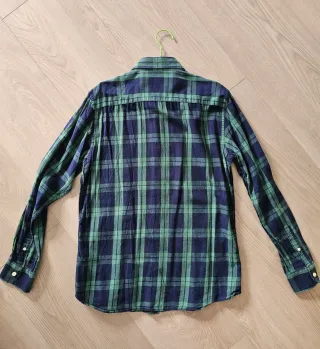 Camisa El Ganso cuadros azul y verde