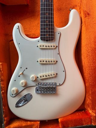 Fender Stratocaster AV II 61 Olympic White zurda