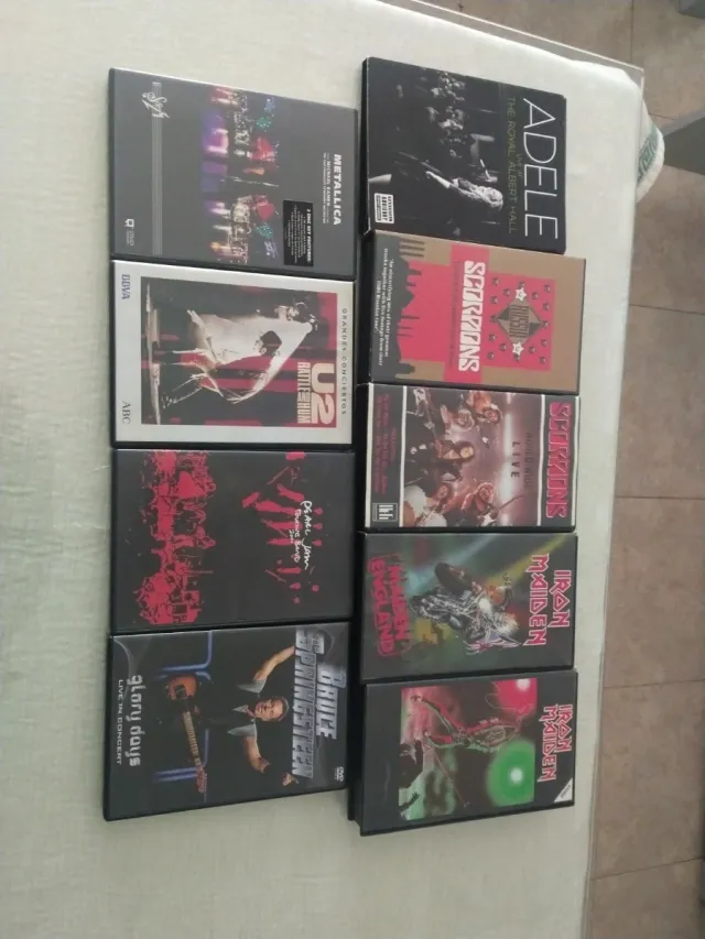 Lote DVDs y vhss Música Conciertos Varios Artistas