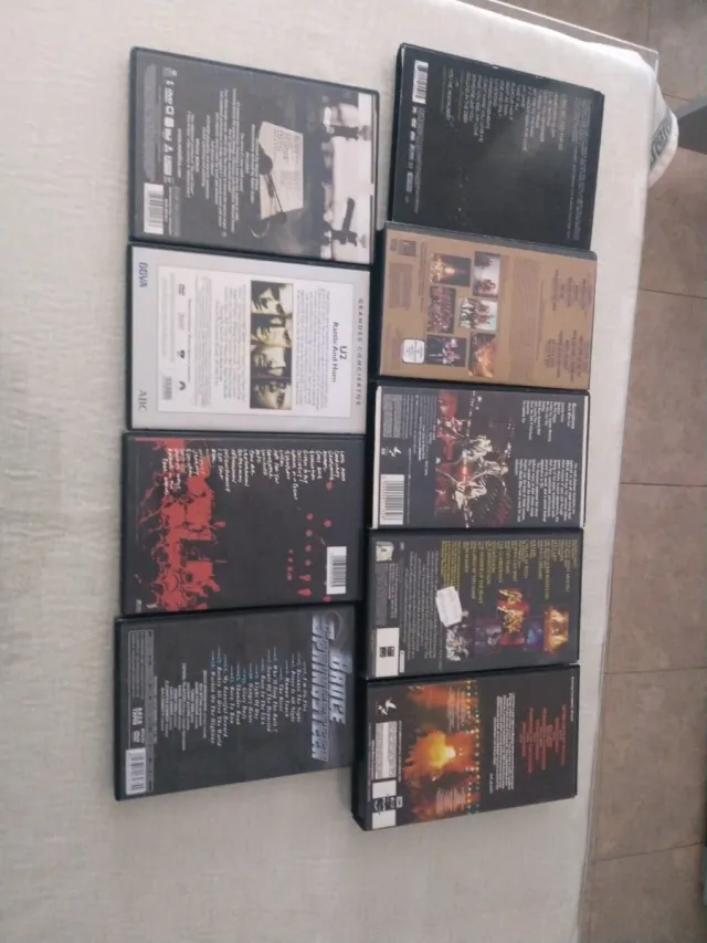 Lote DVDs y vhss Música Conciertos Varios Artistas