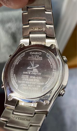 Reloj Casio Wave Ceptor Analógico Digital