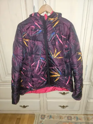 Chaqueta Desigual Talla XL Estampado Tropical