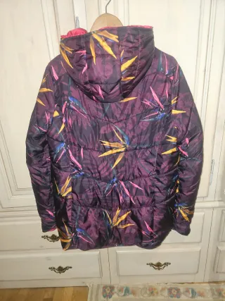 Chaqueta Desigual Talla XL Estampado Tropical