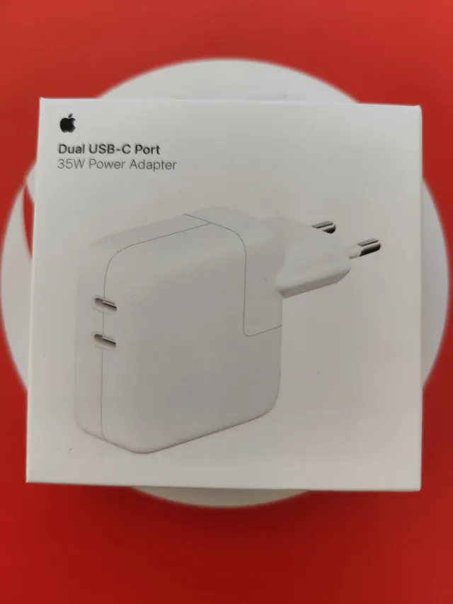 Adaptador de Corriente Apple 35W Dual USB-C