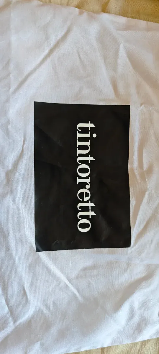 Bolso bandolera Tintoretto beige y marrón