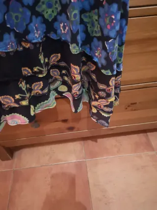 Falda Desigual Multicolor