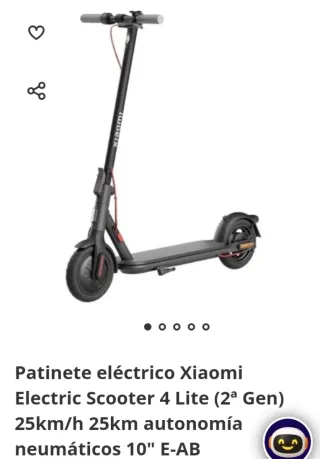 Patinete Eléctrico Xiaomi 4 Lite (2ª Gen)