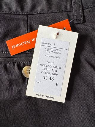 Pantalones chino negros