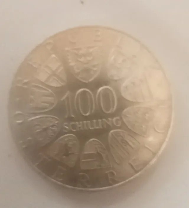 Moneta 100 scellini Argento