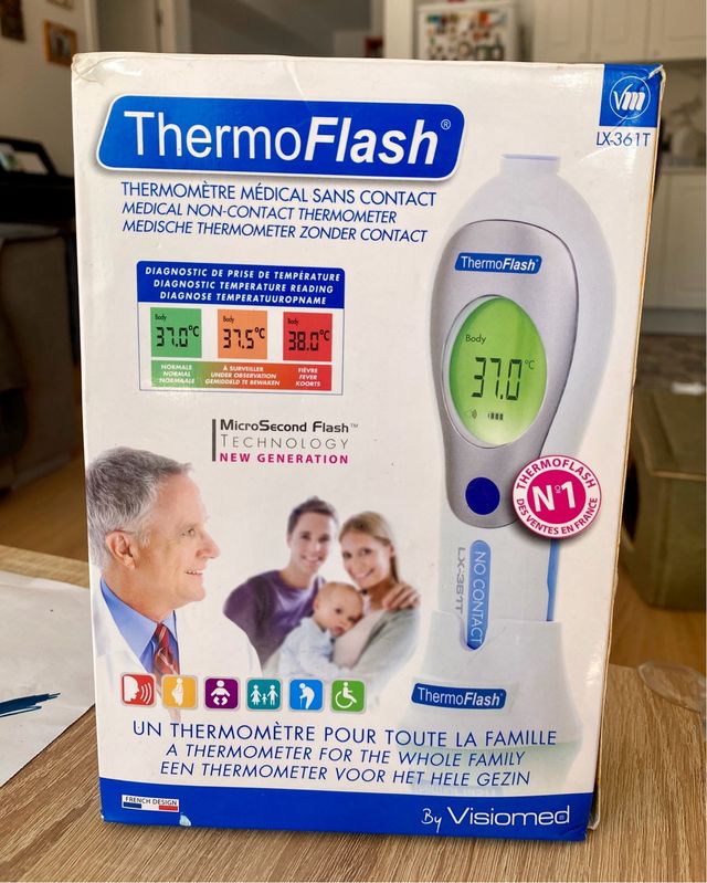 Termómetro ThermoFlash LX-361T sin contacto