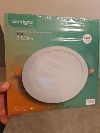 Downlight LED Alverlamp Empotrable Redondo 20W