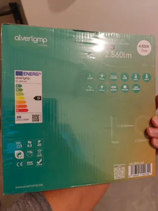 Downlight LED Alverlamp Empotrable Redondo 20W