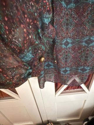 Blusa Zara Transparente Talla XL