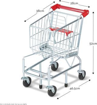 CARRITO DE COMPRAS PAR NIÑOS METÁLICO