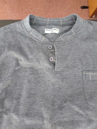 Pijama Invierno Hombre XXL Gris y Azul (pack de 2)