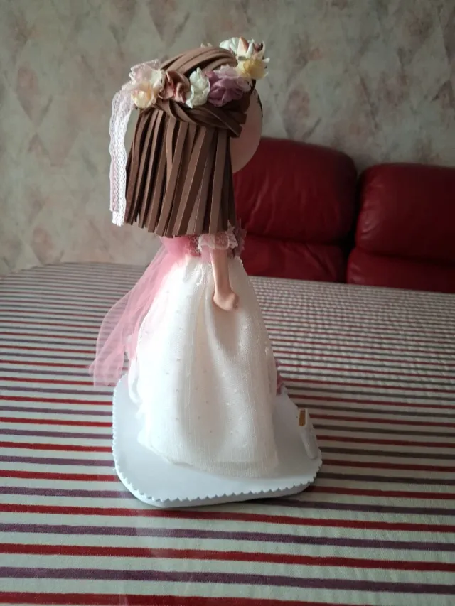 Muñeca Fofucha Comunión Hecha a Mano