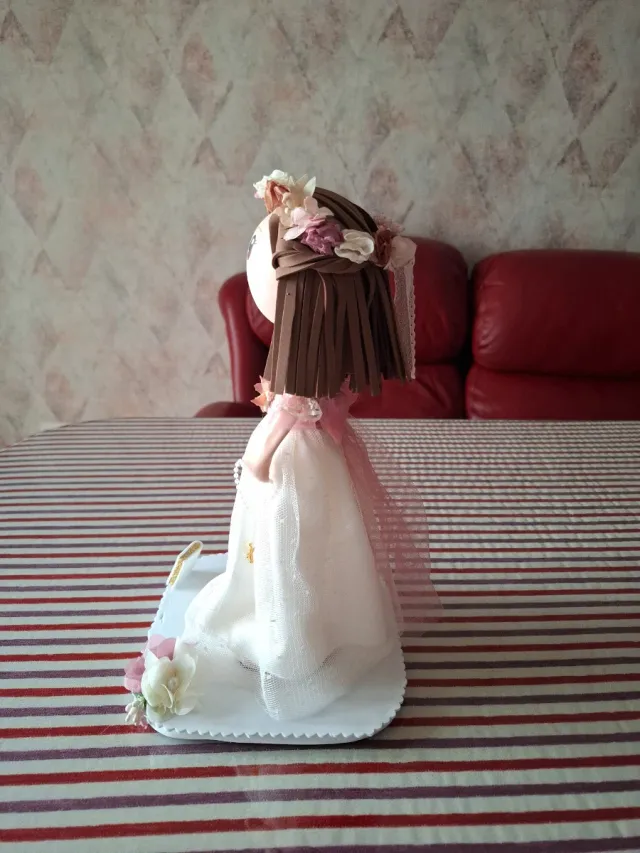 Muñeca Fofucha Comunión Hecha a Mano