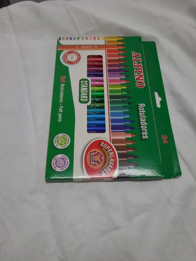 Lote Lápices Alpino y Gomas Milan