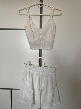 Conjunto SHEIN Top y Falda S