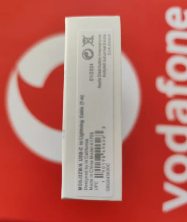 Cable USB-C a Lightning 1m Apple