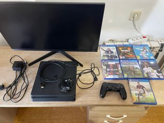Pack PS4 Slim + Monitor Samsung + Juegos