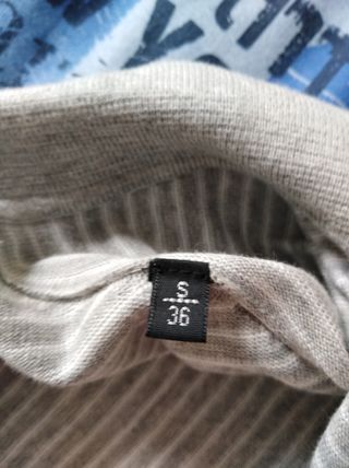 Polo Massimo Dutti rayas hombre gris