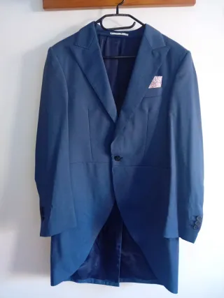 Traje de Novio Protocolo Azul y morado