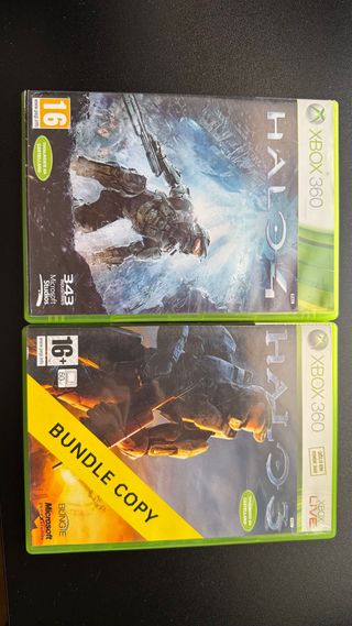Halo 3 y Halo 4 Xbox 360