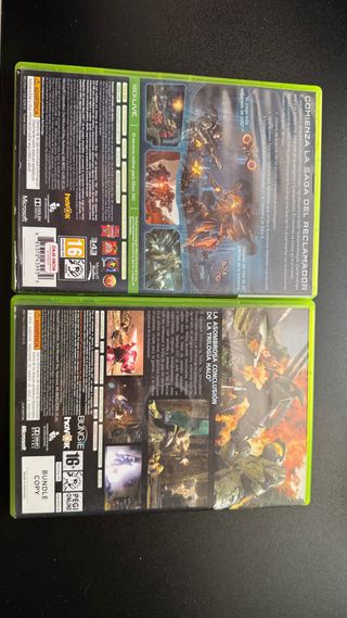 Halo 3 y Halo 4 Xbox 360