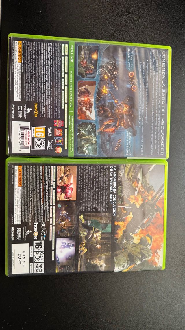Halo 3 y Halo 4 Xbox 360