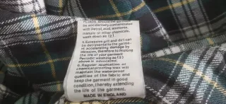 Parka vintage estilo barbou, color verde.