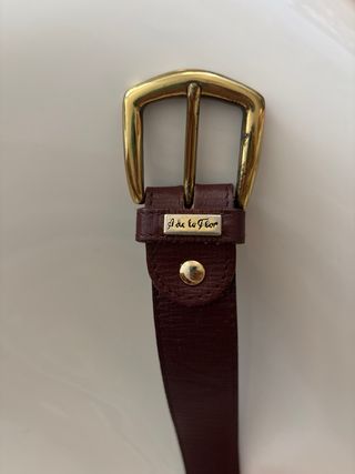 pack 2 Cinturones piel Talla XS Marrón y Negro