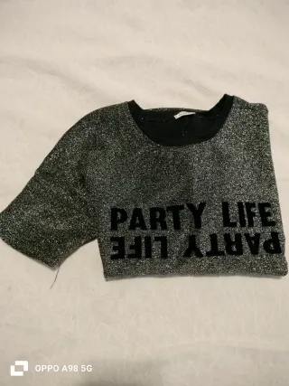 Vestido fiesta lentejuelas plateado