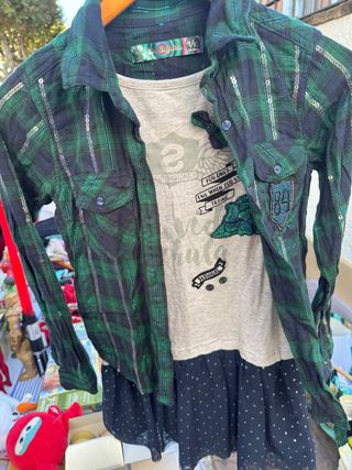 Vestido Desigual niña talla 9-10