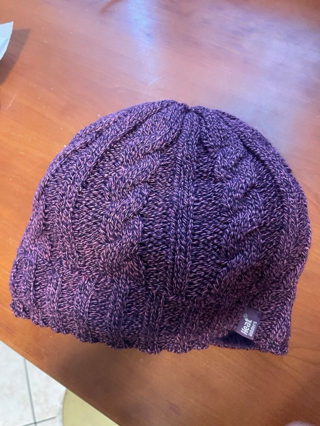 Set berretti Fila nero e viola