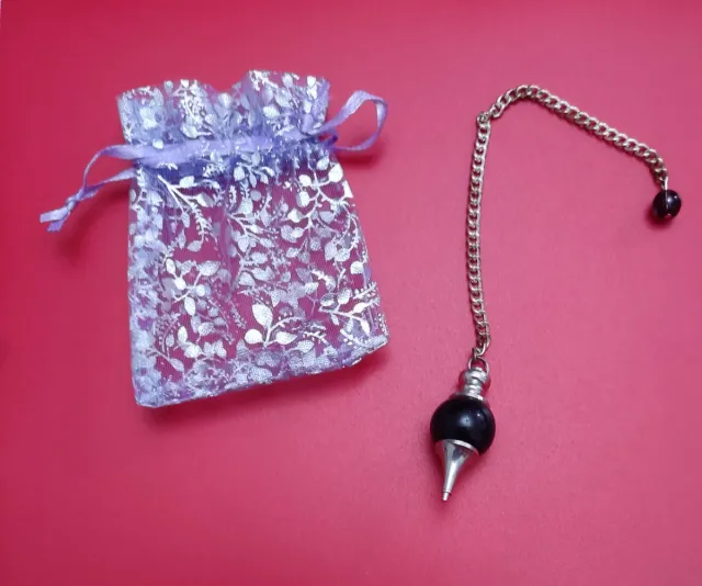 Péndulo de adivinación con bolsa