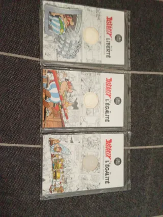 Monedas Astérix: Libertad, Igualdad
